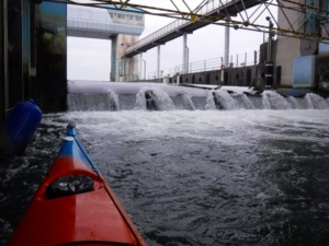 カヤックで閘門（こうもん）の水位調整した話！岐阜三川ガッツリ漕いできました